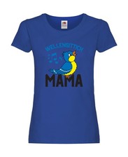 Wellensittich Mama | Vogelbesitzerin | Vögel v2 Damen Shirt Weiß