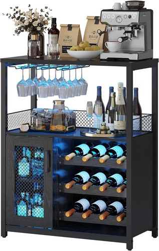 Weinbarschrank mit ohne - weinbarschrank, led