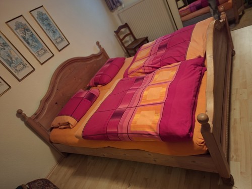Doppelbett 200x180 massiv - doppelbett,