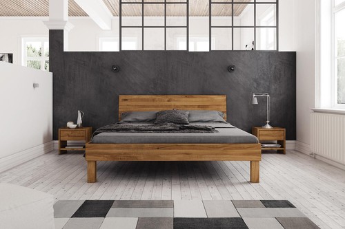 Bett zigo wildeiche - bett,