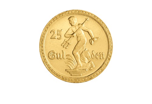 Danzig gulden goldmünze - 25,