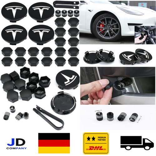 Tesla radkappen set silber - radkappen,