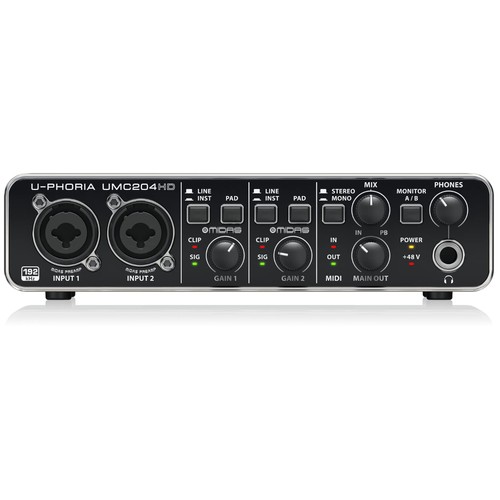 Behringer umc204hd audiophile - behringer,