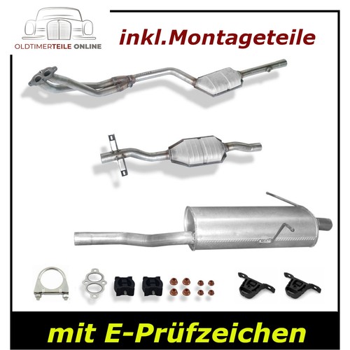 Auspuffanlage mit kat - mit, bmw