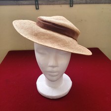 original 30er 40er 30s 40s 1930 1940 Hut Damen vintage antik creme