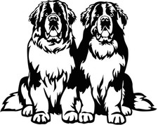 BERNHARDINER Aufkleber -