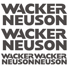 WACKER NEUSON aufkleber