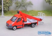 Elbe-Modell Bausatz große Teleskoparbeitsbühne für 3,5t LKW unbeweglich EM128