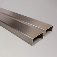 Edelstahl Vierkantrohr 60 x 30