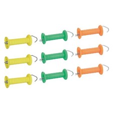 9x Torgriff offen Weidezaun