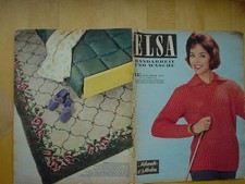 ELSA Handarbeit Wäsche 1961/12 komplett 60er Schwabe kunststricken lace knitting