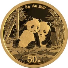 Goldmünze China Panda 2026 -