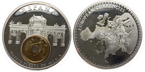 Medaille european currencies - medaille,