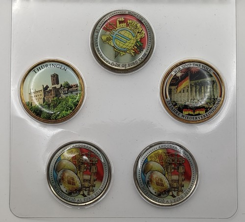 Euro farbmünzen - 10, 2