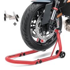 CS - Motorrad Montageständer Rot Vorderrad Bremszange Classic Racing S C-Ware