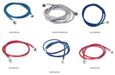 Universal Einlass Wasserfüllschläuche Waschmaschine Geschirrspüler 1,5m, 2,5m, 3,5m, 5m