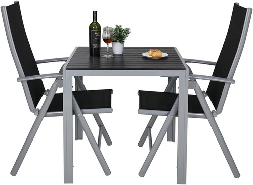 Aluminium balkon bistro set - bistro,