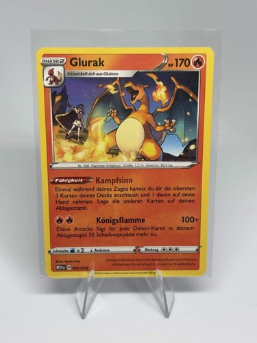 Pokemon karte glurak 001 - karte,