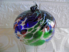 Glaskugel mundgeblasen mit