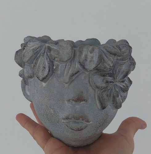 Deko blumentopf gesicht - deko,