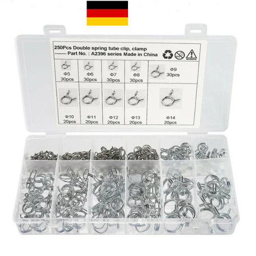 250 tlg benzinschlauch klemmen - 250,