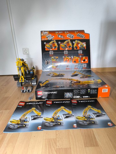 Lego motorized excavator - motorized,