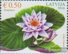 Latvia 976 mnh 2016 seerose - latvia,