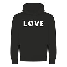 Love Segelboot Kapuzenpullover