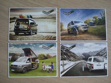 VW Spacecamper - 4 verschiedene Postkarten - VW T 5 - VW Bulli - Volkswagen