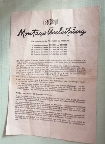 Rft montageanleitung für - rft,
