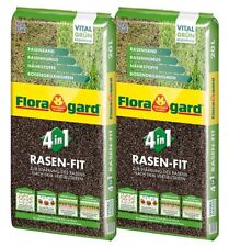 Floragard Rasenfit 4 in 1 Rasensand Rasendünger Sand Dünger Rasen Vertikutieren