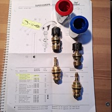 Ideal Standard Oberteile für EUROPA u. Super Europa Zweigriffarmaturen ab 1984