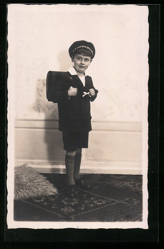 Foto junge matrosenanzug - junge, im