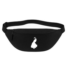 Bauchtasche Pfau Silhouette