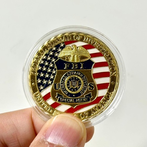 Fbi challenge coin gold - challenge,