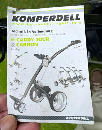 Komperdell caddy tour carbon - e-caddy,