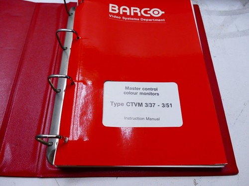 Barco ctvm 51 master - barco,