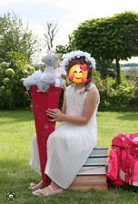Kleid Schulanfang/ Fest mit Jacke NEUWERTIG Gr. 134