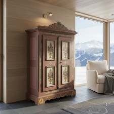 Voglauer rosa 1800 Schrank Bauernschrank Bauernmöbel Landhausmöbel Holzmöbel