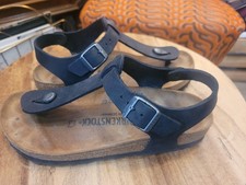 Birkenstock Gizeh Birko Flor Damen Zehentrenner - Schwarz, EU 37 (0043691)