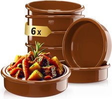 6x Tapas Schalen Braun 11.5cm