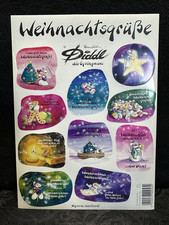 Diddl Springmaus Weihnachtsgrüße Sticker Bogen 10stück retro aus den 90er NEU