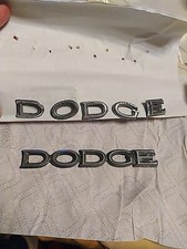 2x DODGE Schriftzug 1978 1979 1980 1981 1982 1983 1984 vorn & hinten