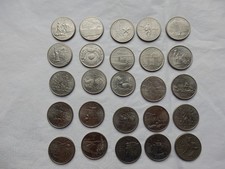 Amerika USA Münzen - 25 x Quarter Dollar Bundesstaaten 200 Jahre Unabhängigkeit