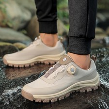 Wanderschuhe Herren Drehverschluss Trekkingschuhe Bergschuhe Sneaker Sportschuhe