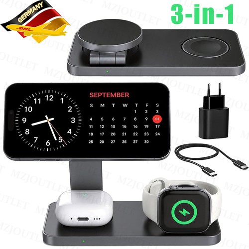 Induktive ladestation - 3-in-1,