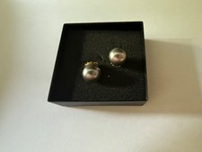 Ohrschmuck Ohrstecker Kugeln Perlen goldfarben