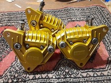 ⚜️ MOTO GUZZI BMW DUCATI LAVERDA BREMBO 08 3 BREMSSÄTTEL BREMSSATTEL Gold⚜️
