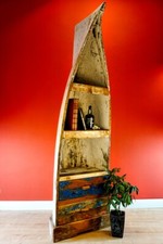 Bootregal Bücherregal vintage