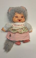 NYAMY MONCHHICHI Vintage 1979er Jahre Katze Grau Sekiguchi Japan